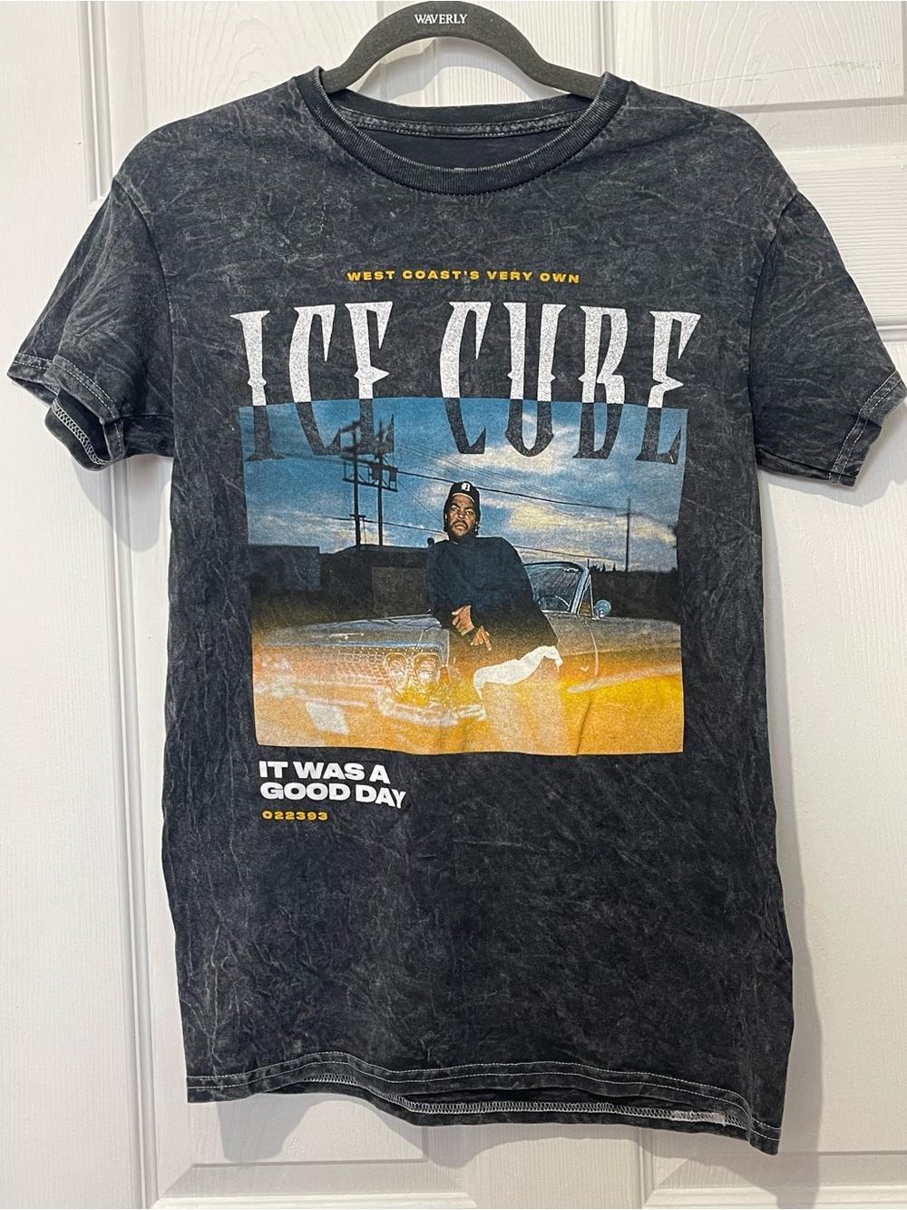 Graphic Short Sleeve Tee - Black Mineral Wash